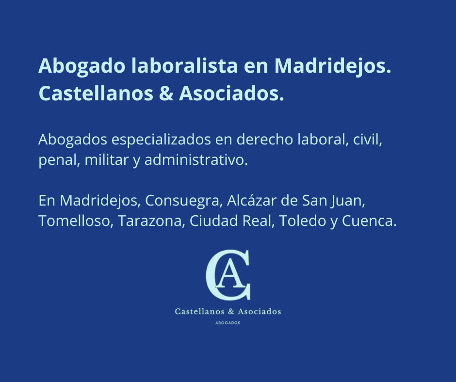 Abogado laboralista en Madridejos. Castellanos & Asociados